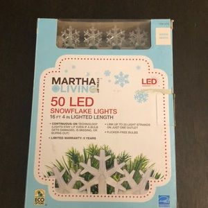 Martha Stewart Snowflake Lights